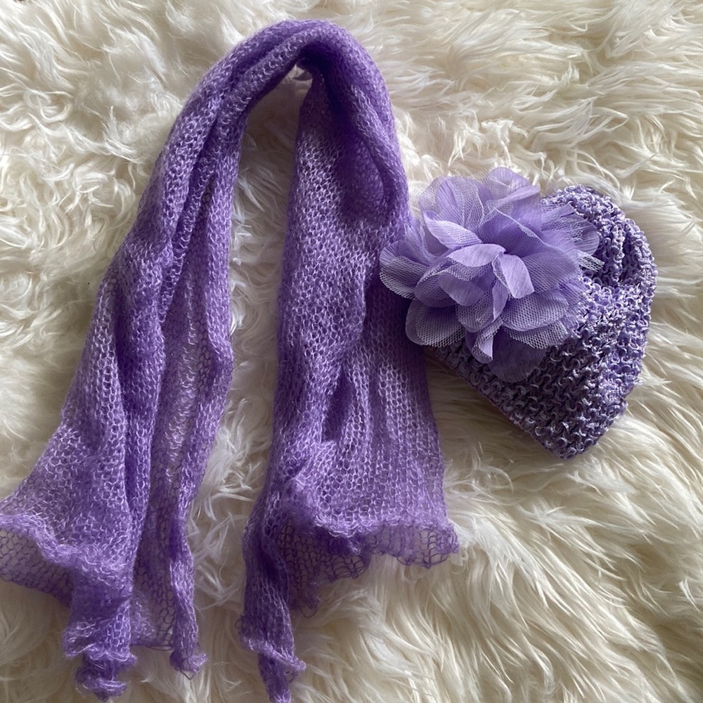 Newborn wrap with cap